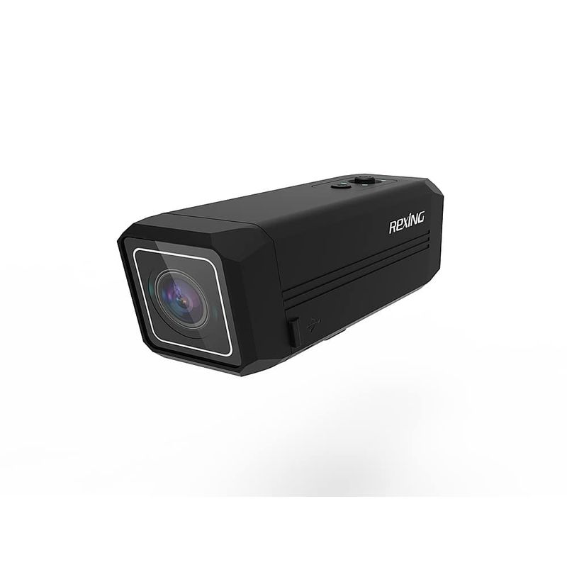 Rexing - A1 Front and Back 1080p Waterproof Action Camera with Wi-Fi - Black