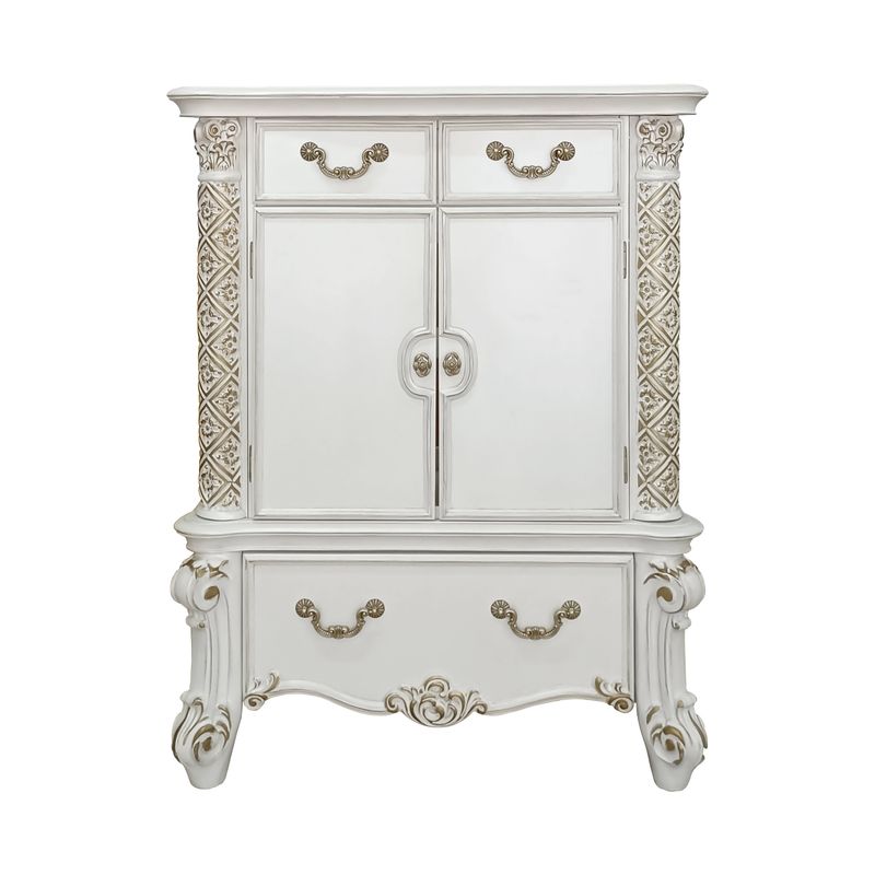 ACME Vendome Chest, Antique Pearl Finish