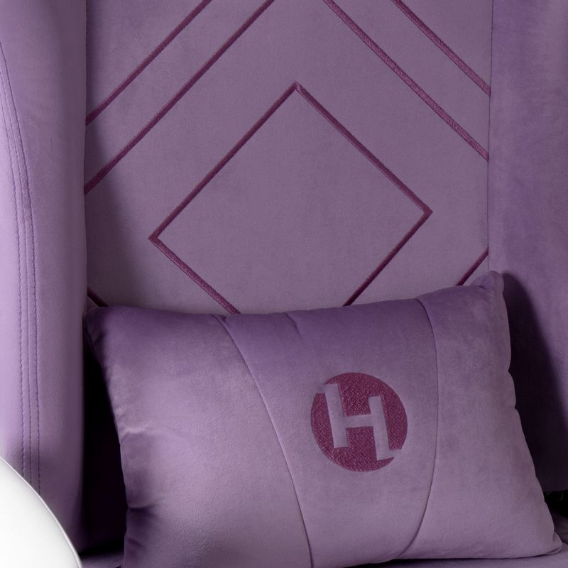 Velvet Gaming Chair, Purple