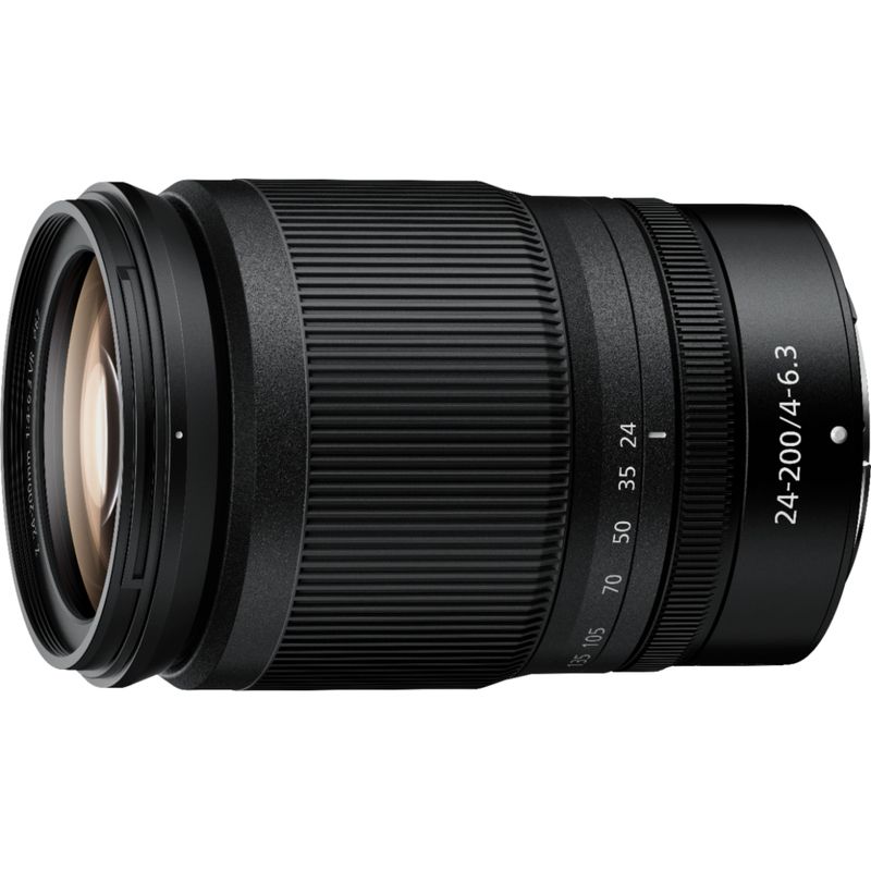 Nikon - NIKKOR Z 24-200mm f/4-6.3 VR Telephoto Zoom Lens for Z Cameras - Black