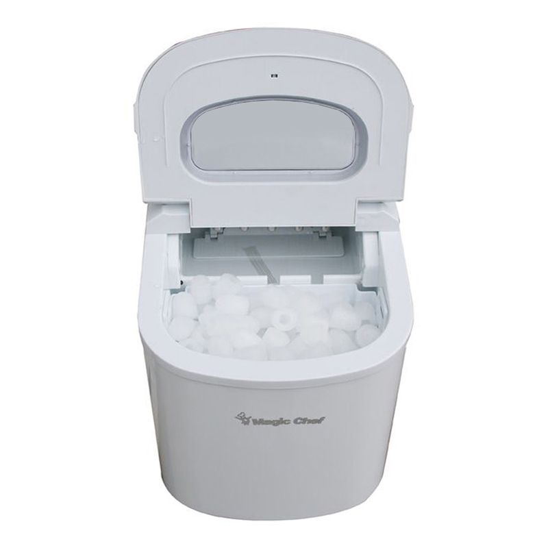 Magic Chef 27 lb. White Countertop Ice Maker