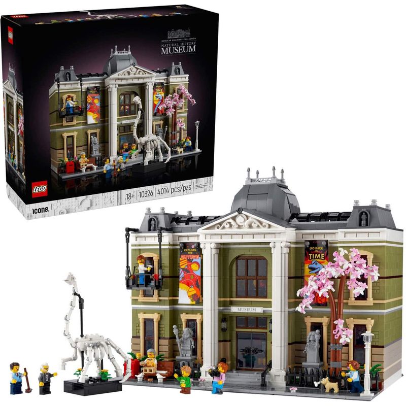 LEGO Icons Natural History Museum Build and Display Set 10326