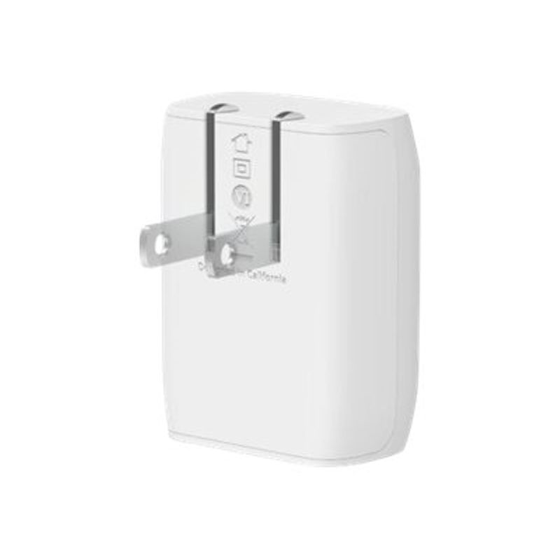 Belkin - BOOSTCHARGE 20W USB-C Power Delivery Wall Charger + USB-C to Lightning Cable - White