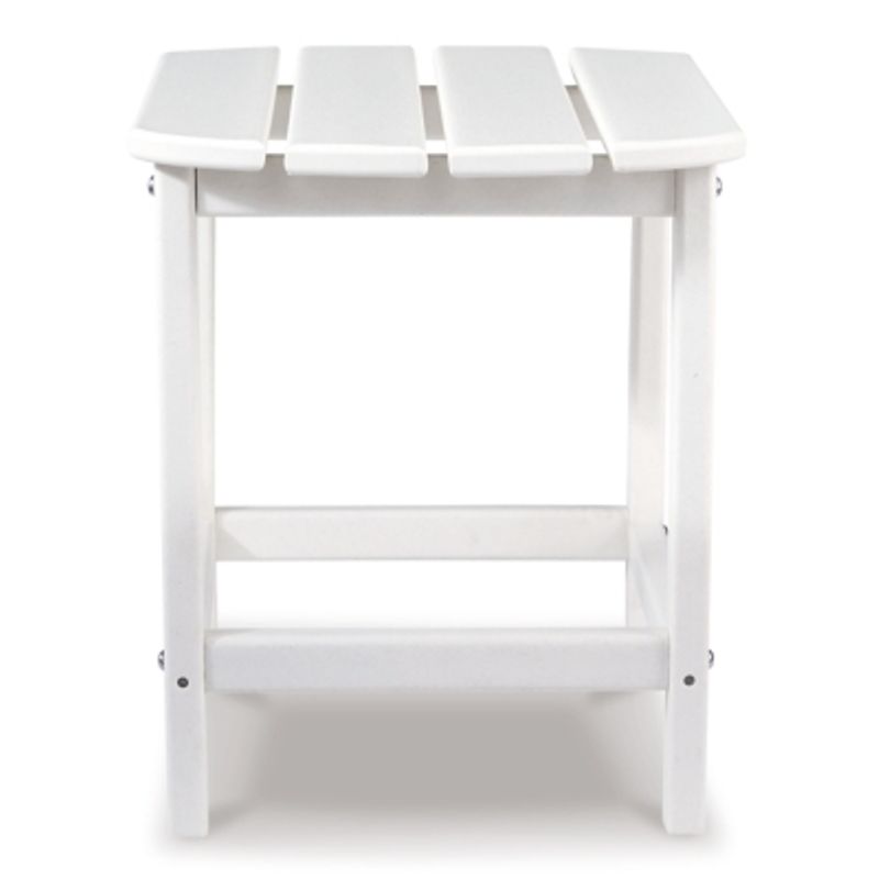 White Sundown Treasure Rectangular End Table