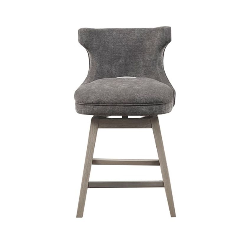 Charcoal Emmett 25.75" Swivel Counter Stool