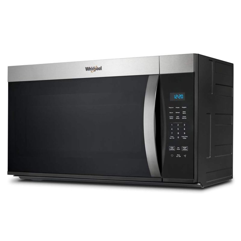 Whirlpool - 1.7 Cu. Ft. Over-the-Range Microwave with 1000-Watts Cooking Power - Stainless Steel