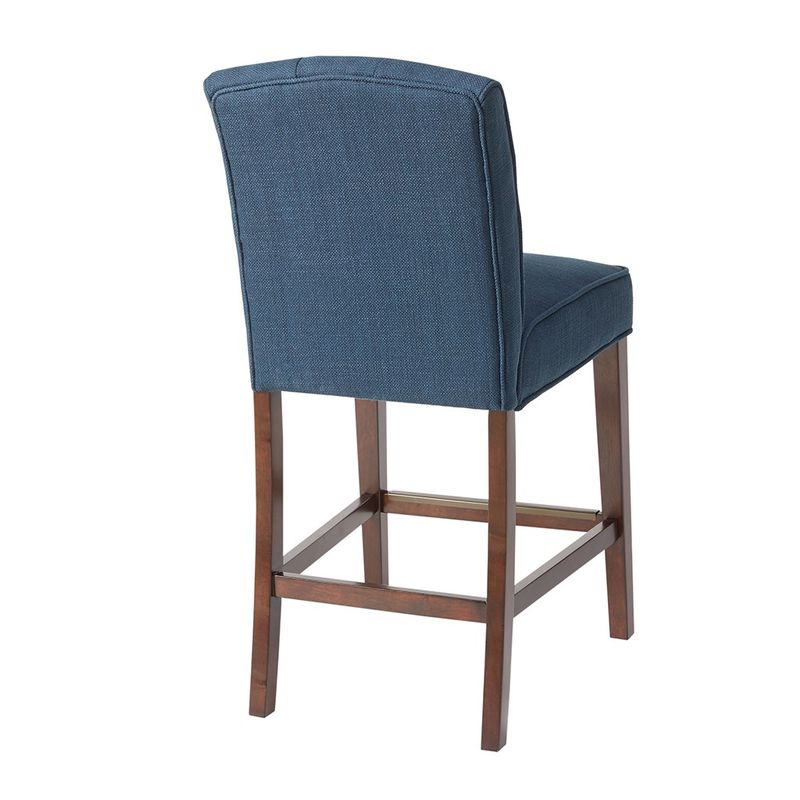 Cruz Tufted Navy Counter Stool