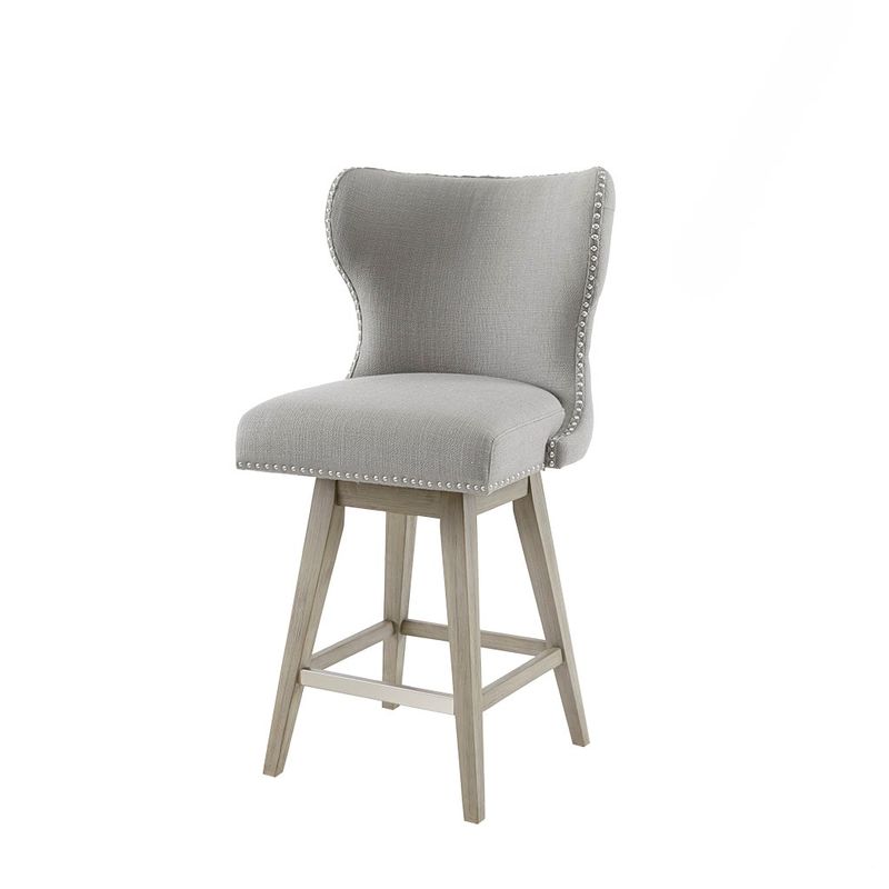 Enzo Grey Swivel Counter Stool