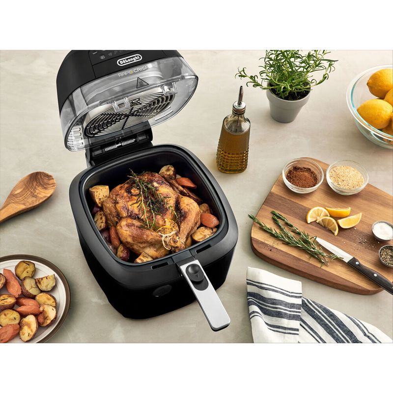De'Longhi - Rapid Crisp 5-Quart Digital Air Fryer in Black