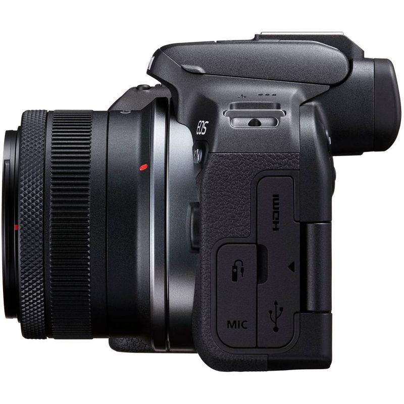 Canon - EOS R10 Mirrorless Camera with RF-S18-45 f/4.5-6.3 IS STM Lens - Black