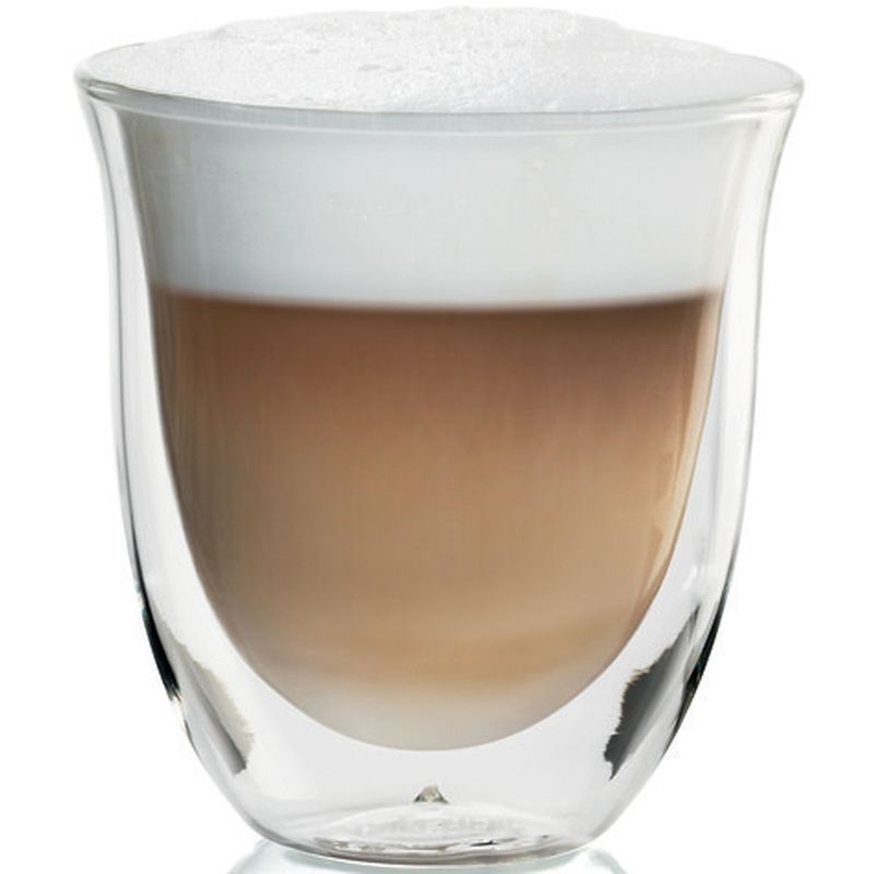 De'Longhi - 6 Oz. Cappuccino Glasses (2-pack)