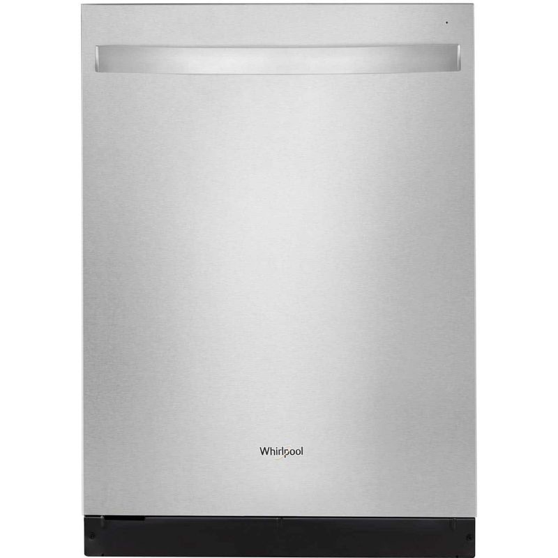 Whirlpool - Top Control Built-In Dishwasher with 3rd Rack and 51 dBa - Stainless Steel