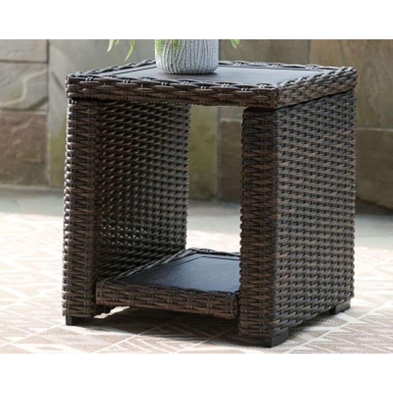 Brown Grasson Lane Square End Table