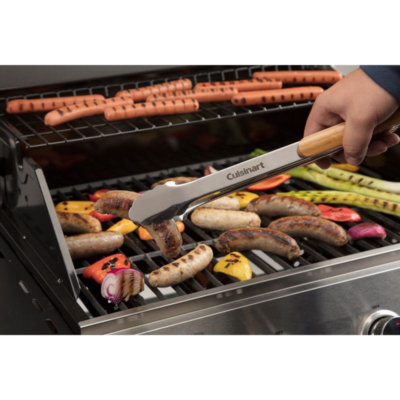 Cuisinart - 13pc Bamboo Handle Grill Tool Set
