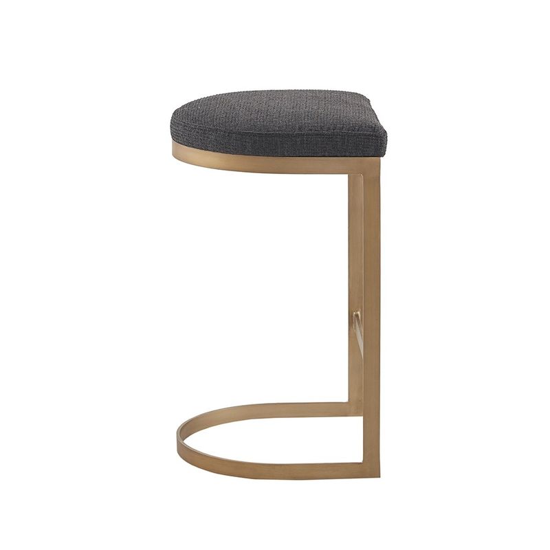 Rylee Charcoal/Antique Gold Counter Stool