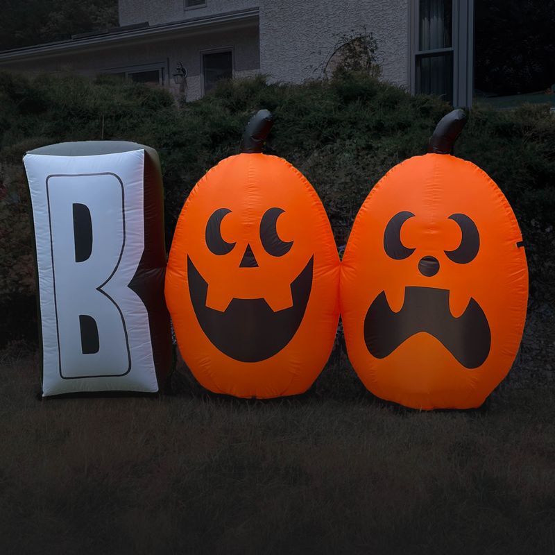 4-Ft. Tall Pre-lit Inflatable Boo Sign