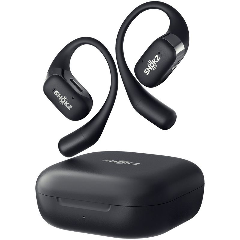 Shokz OpenFit Open-Ear True Wireless Earbuds Black