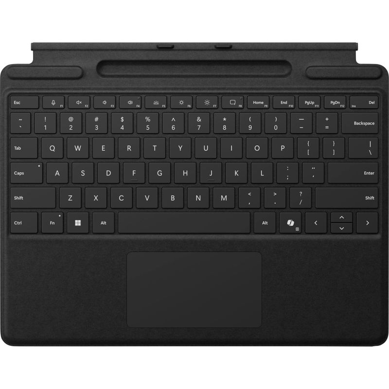 Microsoft - Surface Pro Keyboard for Pro (11th Edition) Pro 9 and Pro 8 with Pen Storage - Black