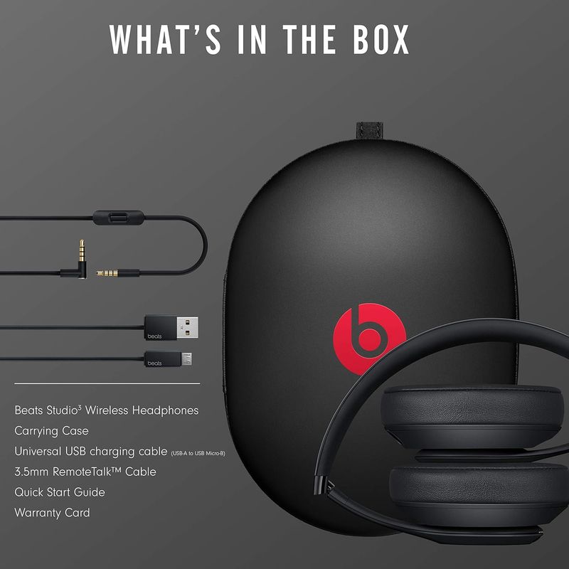 Beats Studio3 Wireless Noise Cancelling Over-Ear Headphones