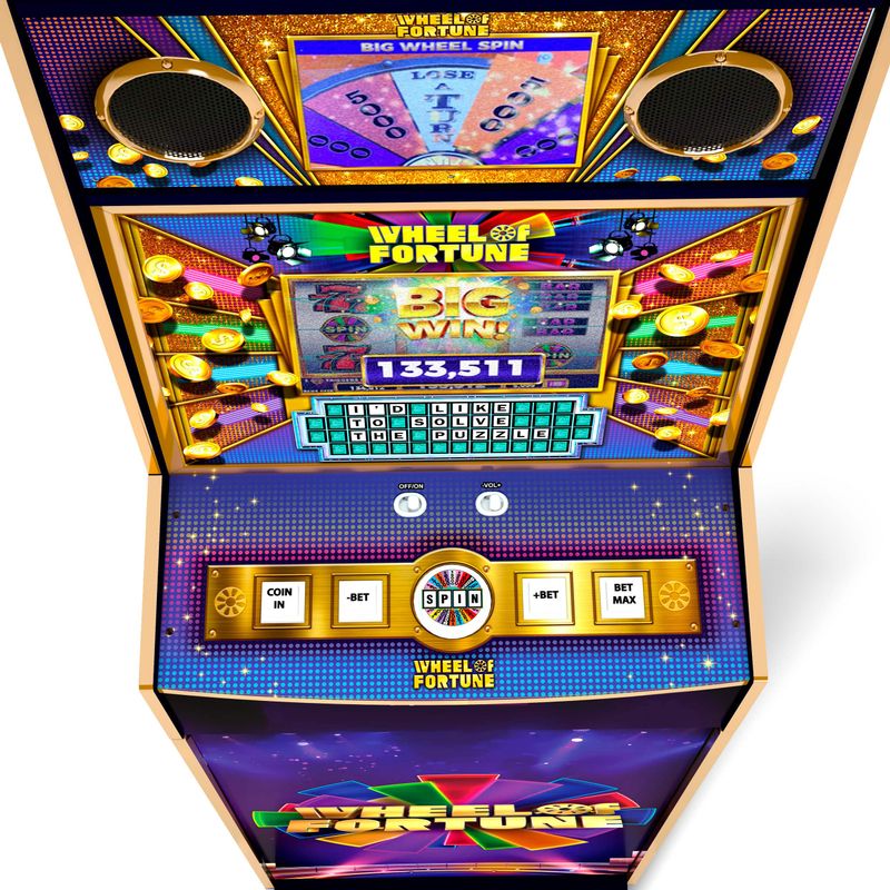 Arcade1Up - Wheel of Fortune Casinocade Deluxe Arcade Game - purple