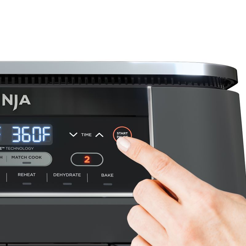 Ninja - Foodi 6-in-1 8qt Two Basket Air Fryer w/ DualZone Technology