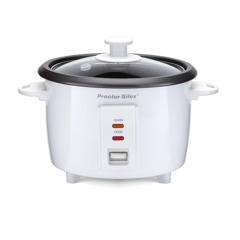 Proctor Silex - 8-Cup Rice cooker - White