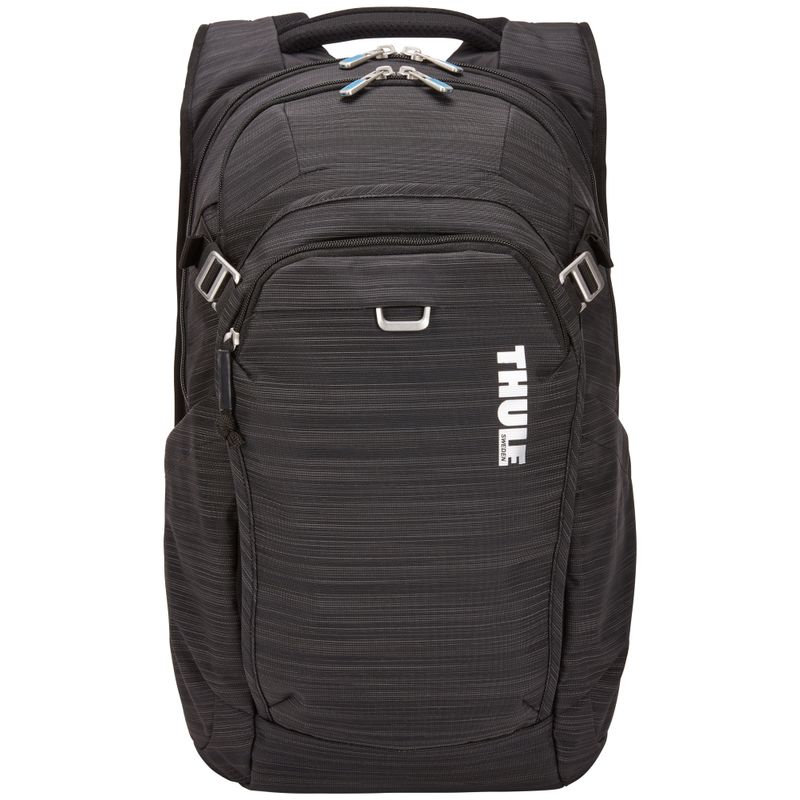 Thule - Contract 25L Backpack for 15.6" Laptop w/ 10.5" Padded Tablet Sleeve, Crushproof SafeZone, Water Bottle Holder, Pockets - Black