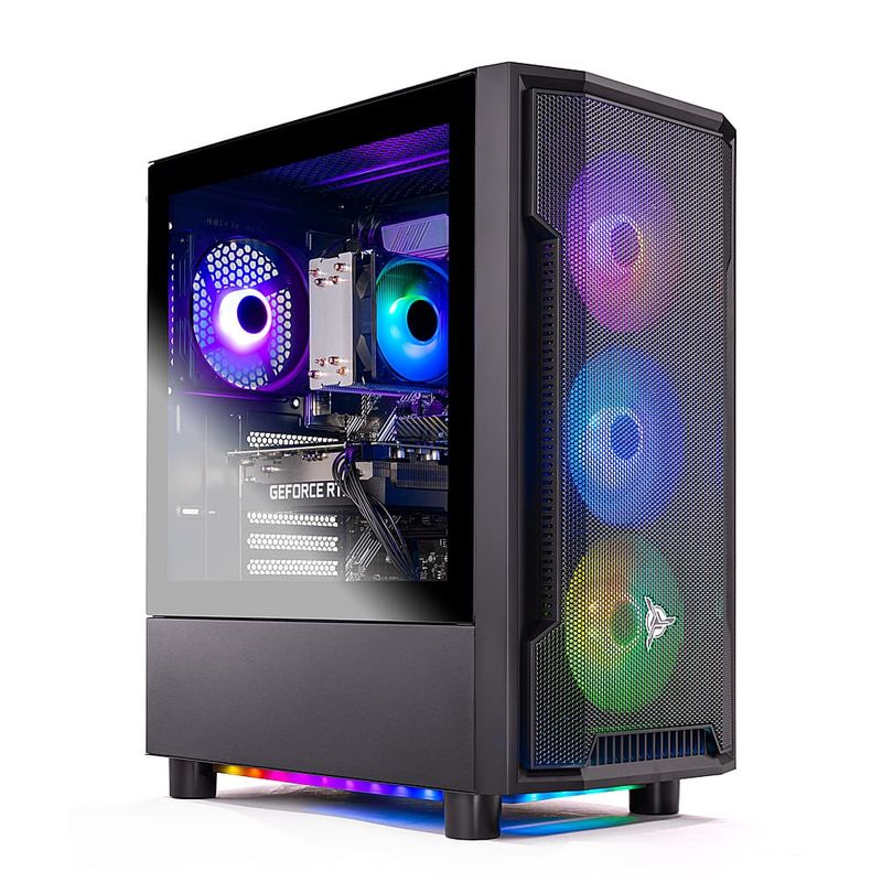 Skytech Gaming - Shadow 4 Gaming Desktop PC - Intel Core i5-13400F - 32GB Memory - NVIDIA RTX 4060 Ti - 1TB NVMe SSD - Black