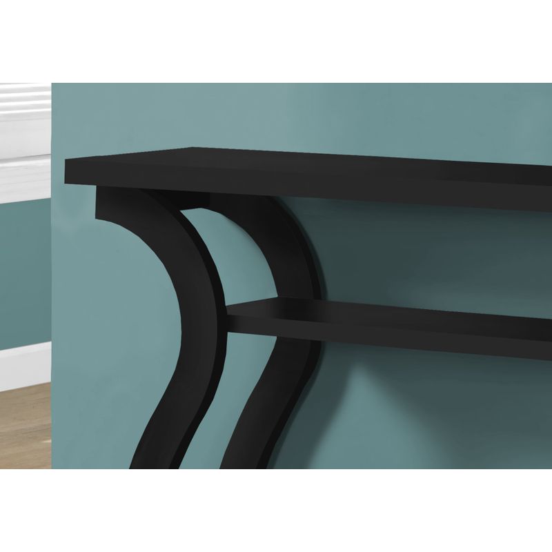 Accent Table/ Console/ Entryway/ Narrow/ Sofa/ Living Room/ Bedroom/ Laminate/ Black/ Contemporary/ Modern