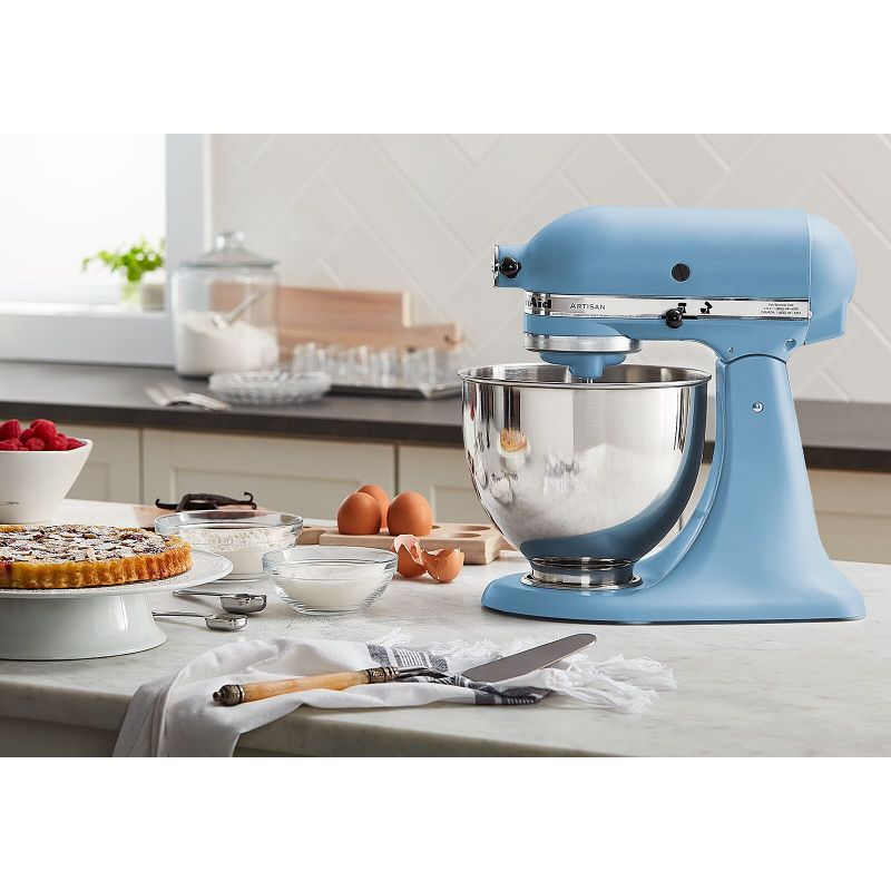 KitchenAid Artisan Series 325-Watt Tilt-Back Head Stand Mixer in Blue Velvet