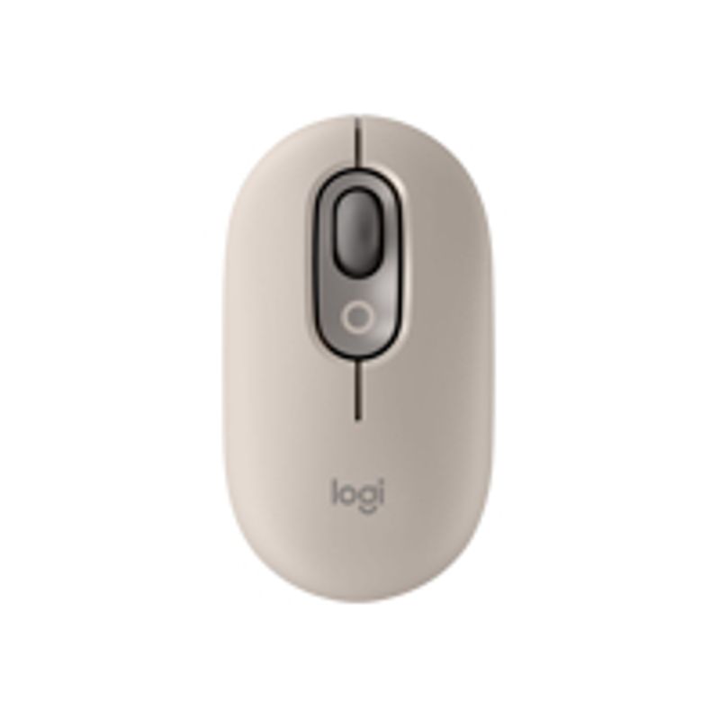 Logitech POP Mouse With Customizable Emojis - Mist - mouse - customizable emoji - Bluetooth 5.1 LE - mist