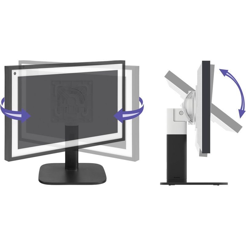 Sanus - Echo Show 15 Tilt and Swivel Stand - Black