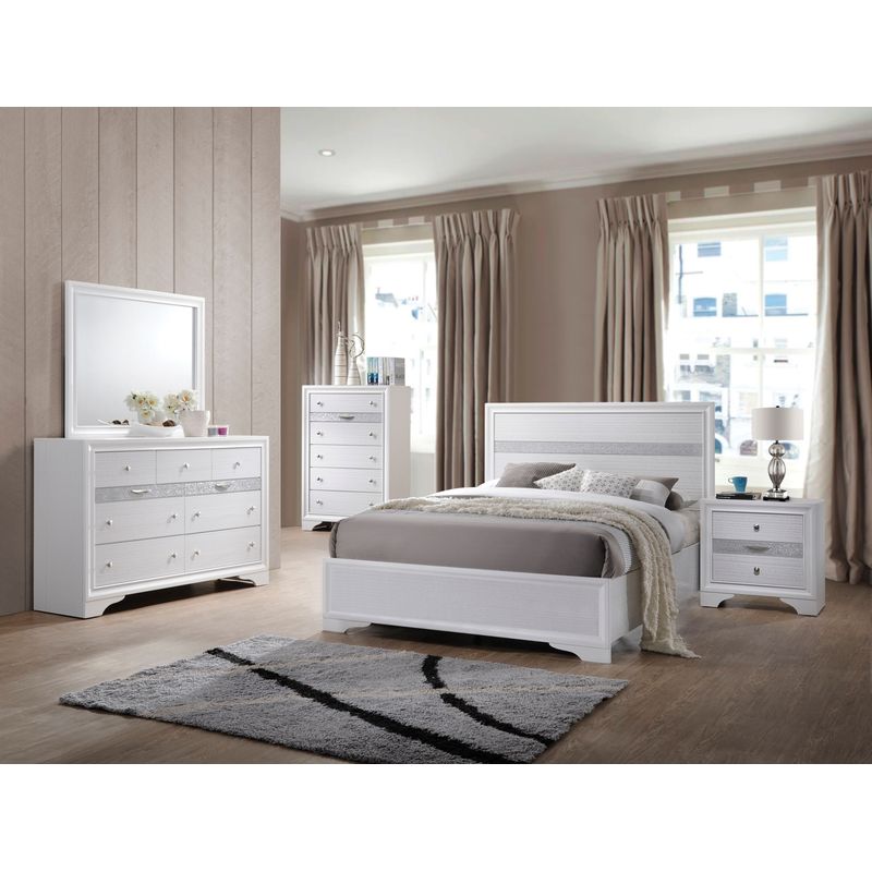 ACME Naima Twin Bed, White