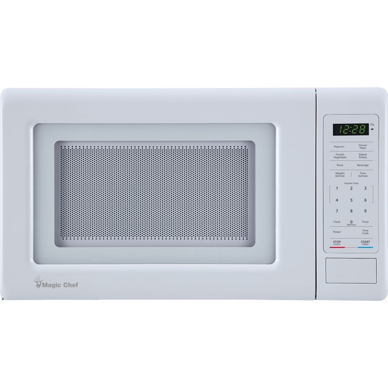 Magic Chef 0.7 cu. ft. White Countertop Microwave Oven