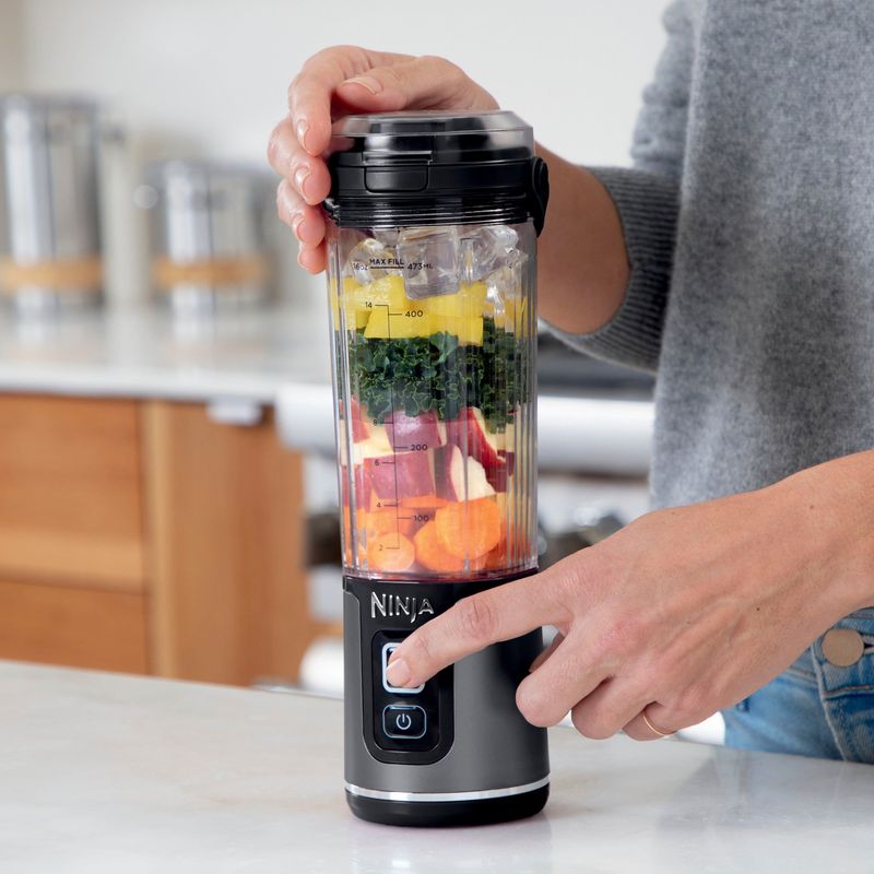 Ninja - Blast 18 oz. Portable Blender - Black