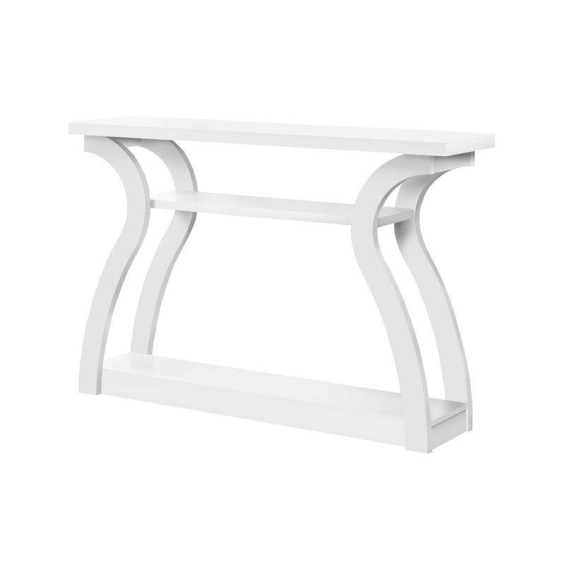 Accent Table/ Console/ Entryway/ Narrow/ Sofa/ Living Room/ Bedroom/ Laminate/ White/ Contemporary/ Modern