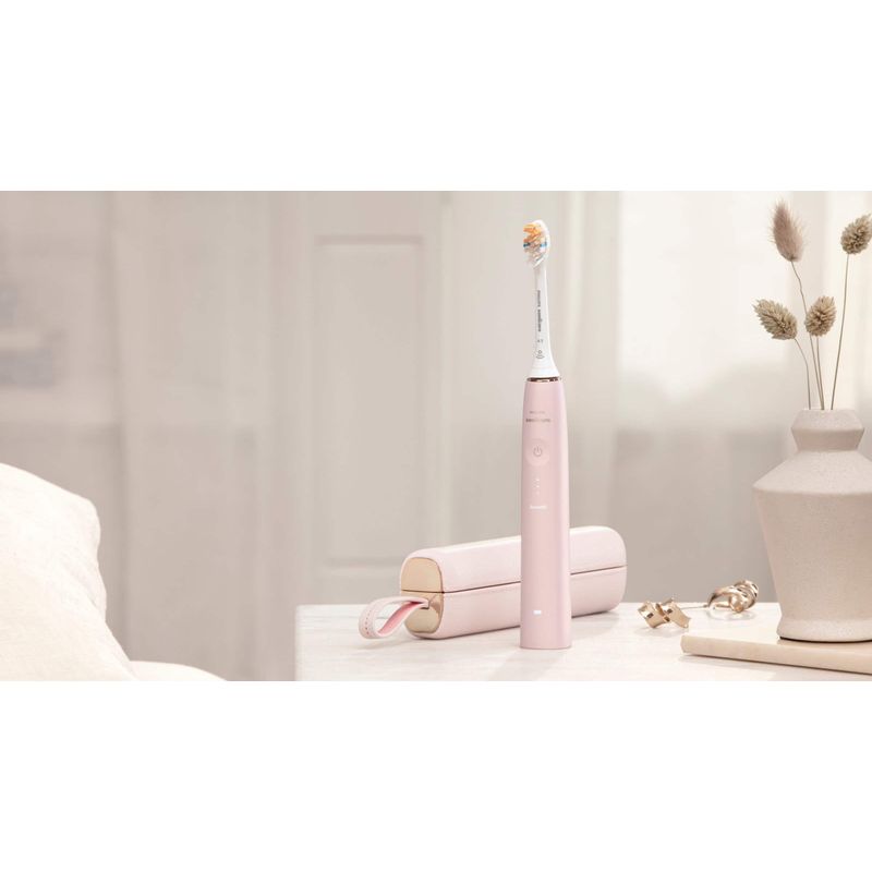 Philips Sonicare - 9900 Prestige Rechargeable Electric Toothbrush with SenseIQ - Pink