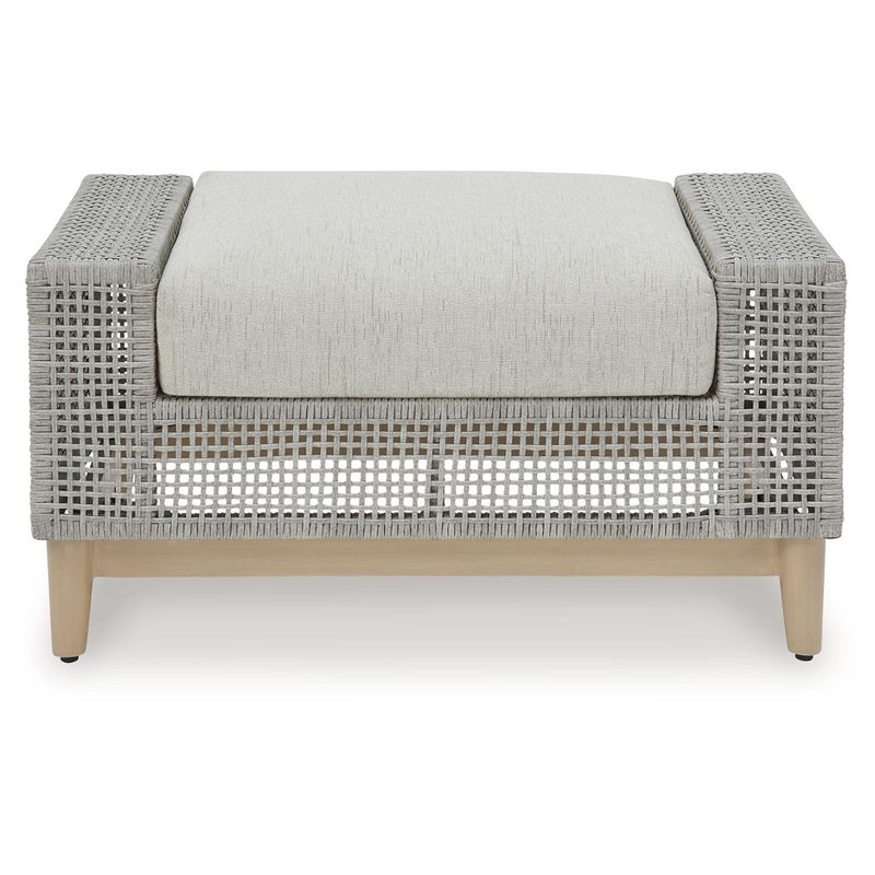 Seton Creek Outdoor Ottoman with Cushion