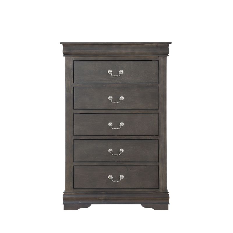 ACME Louis Philippe Chest, Dark Gray