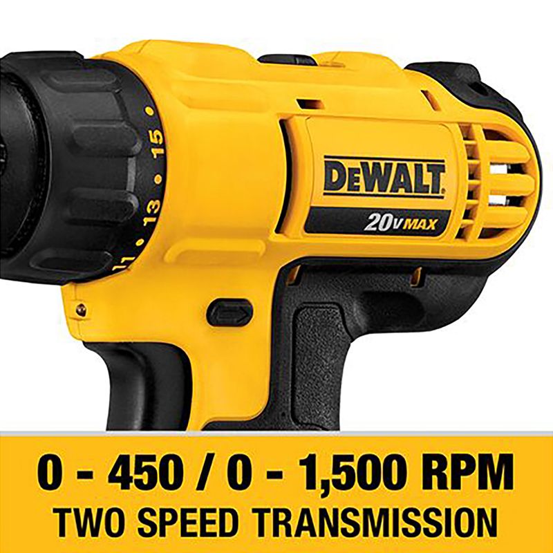 DeWalt - 20V MAX Cordless 4-Tool Combo Kit - Drill Circular Saw Recip Saw Worklight