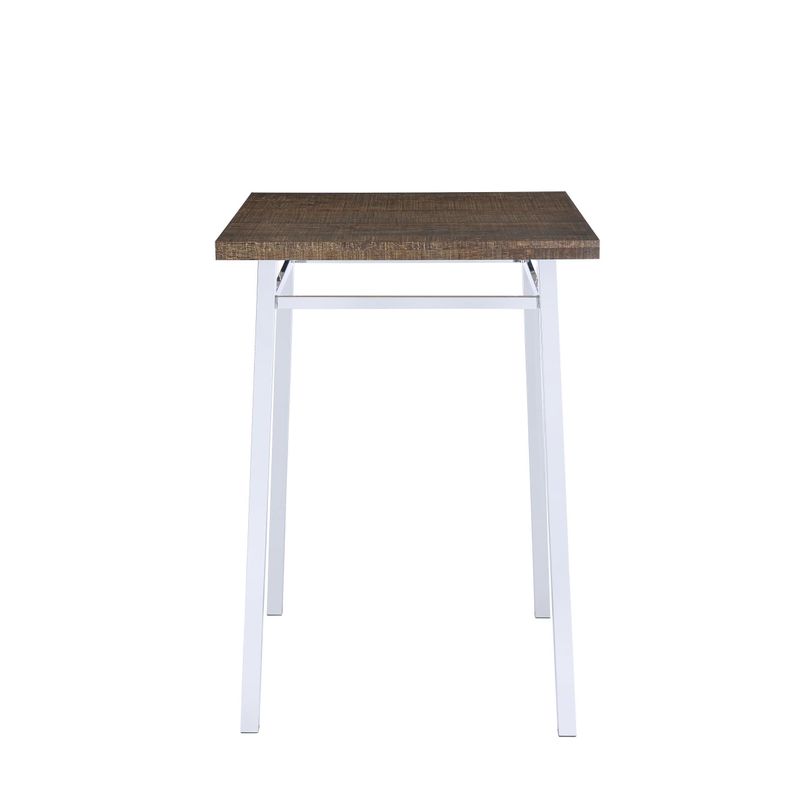ACME Nadie Bar Table, Oak & Chrome
