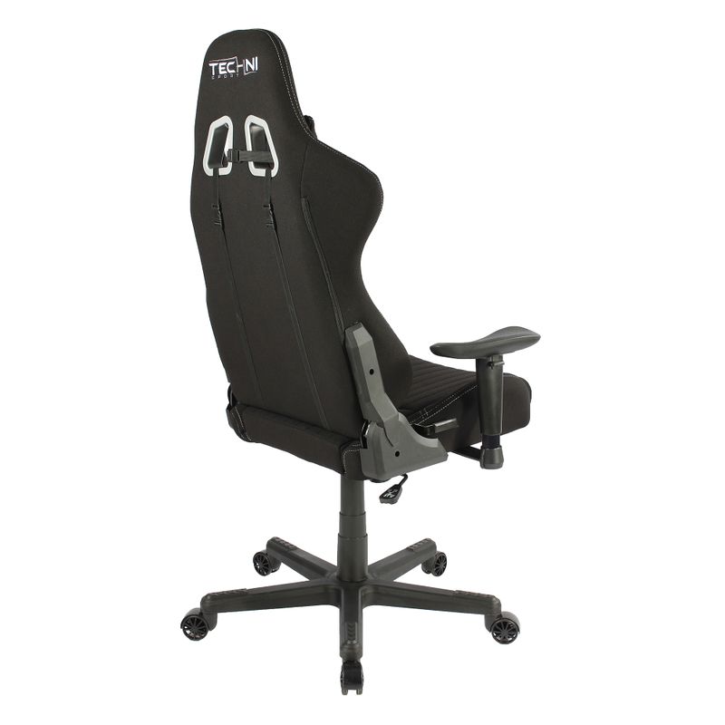 Fabric Ergonomic High Back Racer Style PC/Gaming Chair, Black