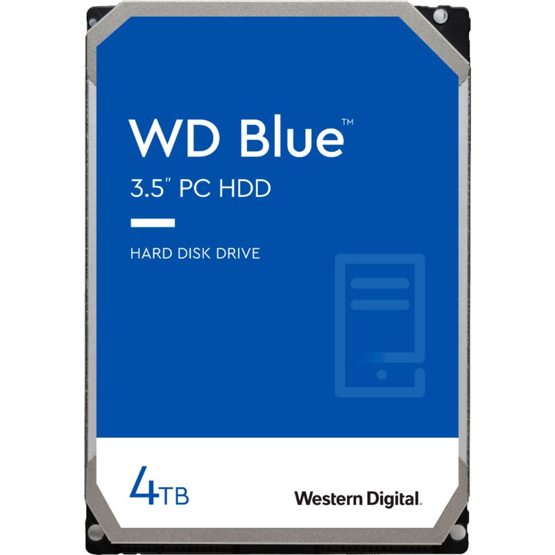 WD - Blue 4TB PC Internal Hard Drive for Desktops