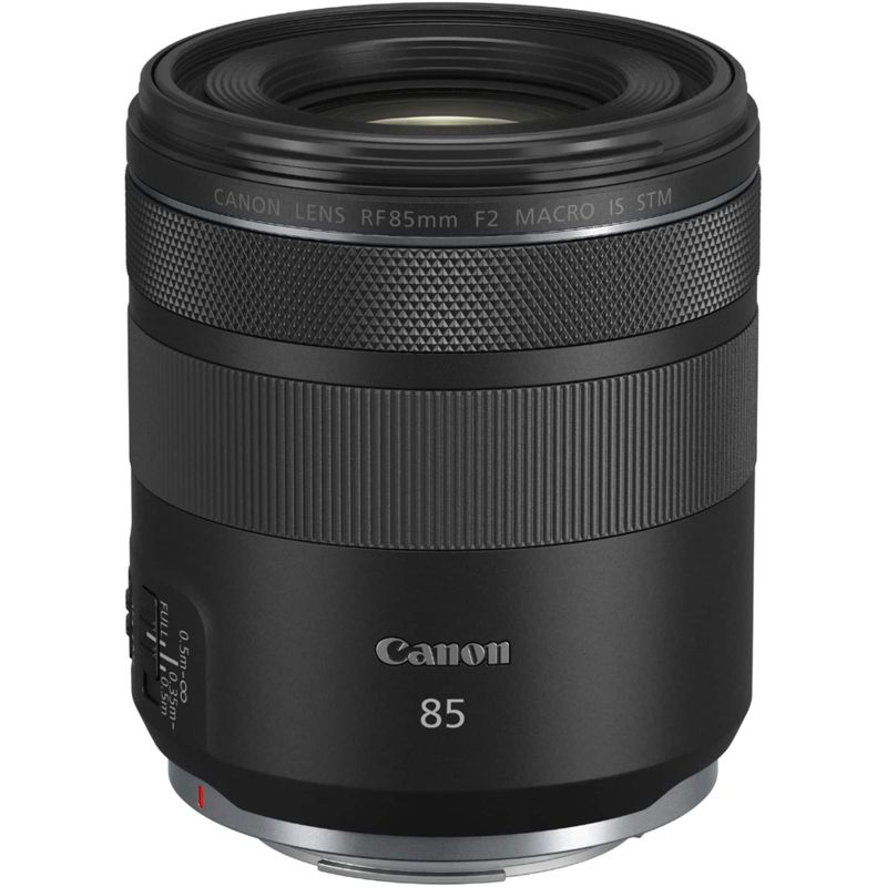 Canon - RF85mm F2 Macro IS STM Medium Telephoto Lensfor EOS R-Series Cameras - Black