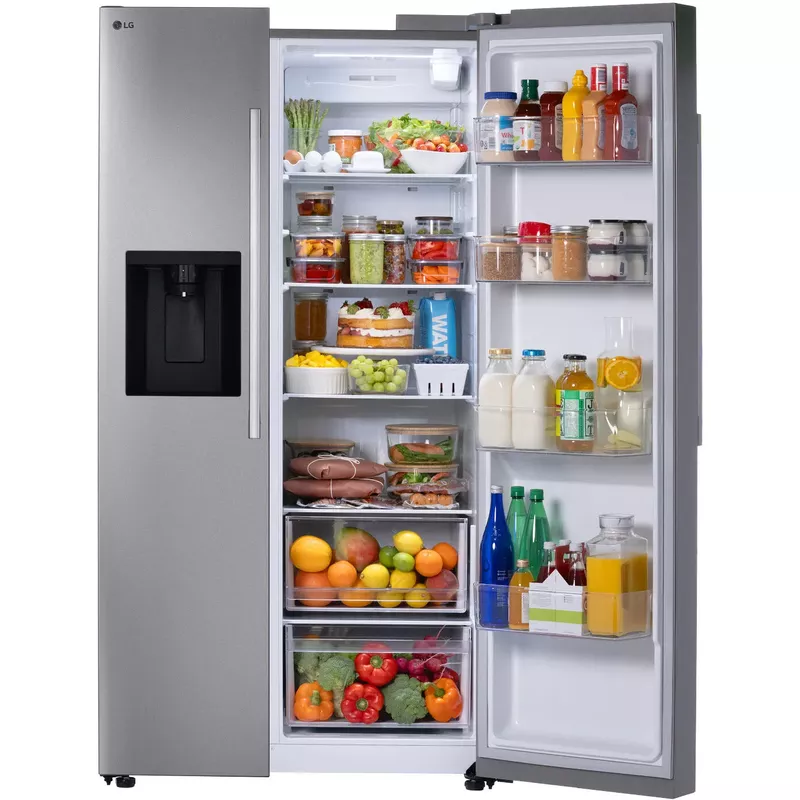LG 27 CF Side-by-Side, Slim In Door Ice and Water Dispenser, Bar Handle