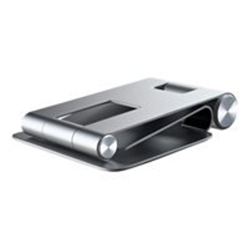 Satechi - R1 Aluminum Multi-Angle Foldable Tablet Stand - Compatible with iPad Pro, iPad Air, iPad Mini, iPhones and tablets - Space Gray