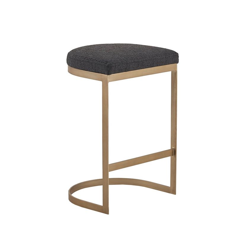 Rylee Charcoal/Antique Gold Counter Stool