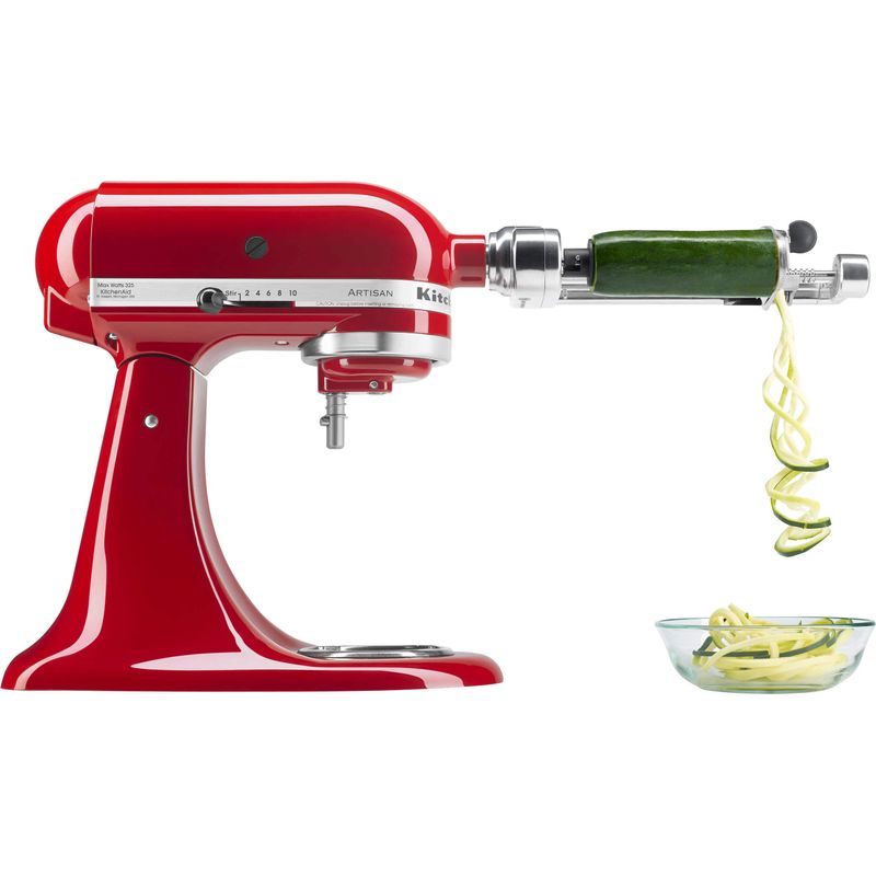 KitchenAid - 5 Blade Spiralizer with Peel, Core and Slice - Metal