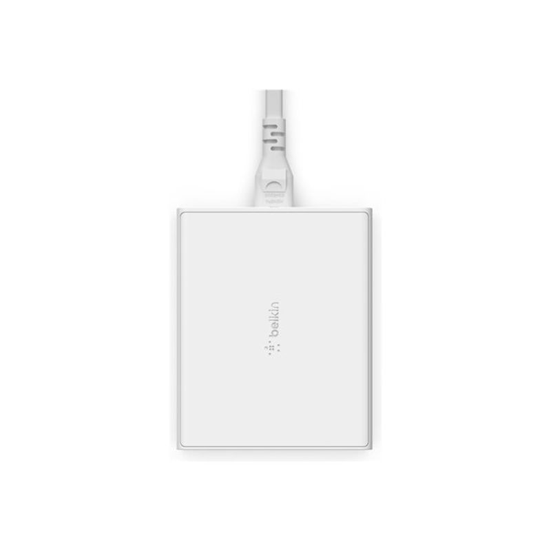 Belkin BoostCharge Pro power adapter - GaN technology - 2 x USB 2 x USB-C - 108 Watt