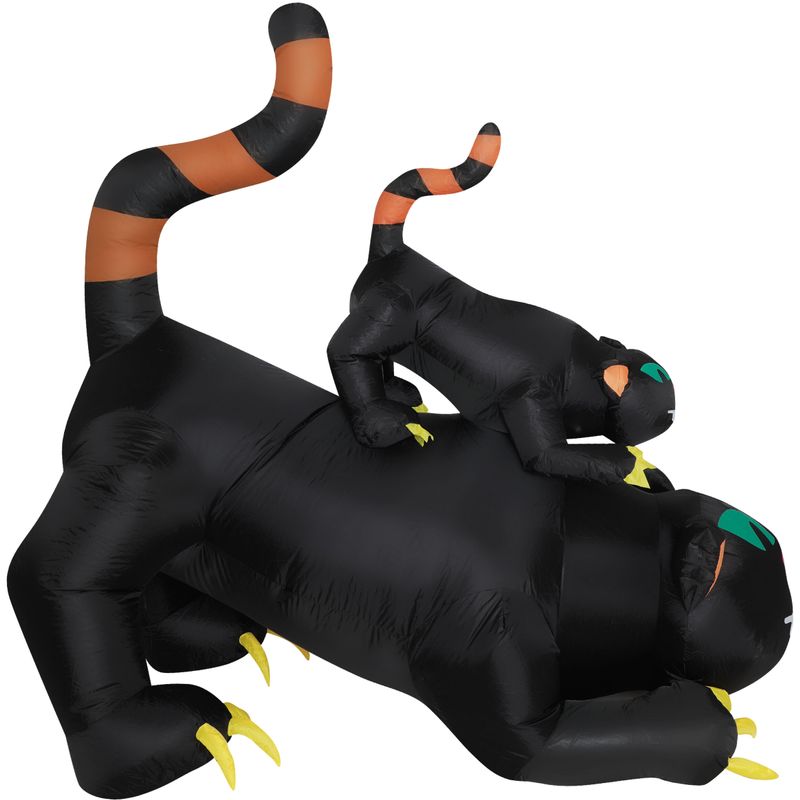 5-ft. Prelit Inflatable Black Cat Trio